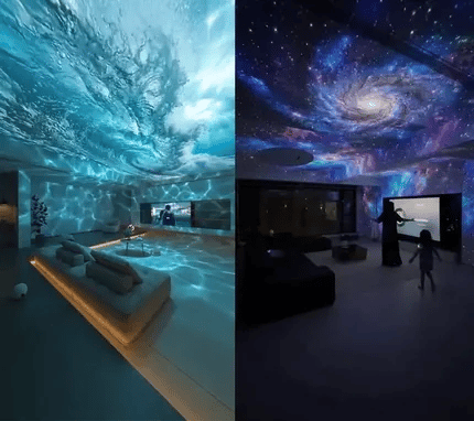 Hivatalos Bolt✨PKNEW®⭐ 360°-os galaxis és óceánhullám hangulatvetítő