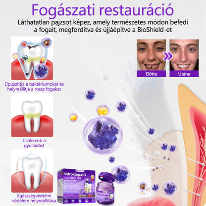 𝐷𝑜𝒓𝒎𝒐𝒓𝑛𝑎® Fogregeneráló és -javító por hidroxiapatittal 🦷 (hatékonyan javítja a fogszuvasodást, az ínyproblémákat, a fogak túlérzékenységét, a szájfekélyeket és a fogak sárgulását, átfogóan javítva a szájhigiéniát) 🍀