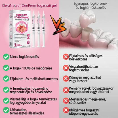 CleraNaure® DenPerm Fogzománc-helyreállító Töltőgél🎁