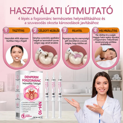 CleraNaure® DenPerm Fogzománc-helyreállító Töltőgél🎁