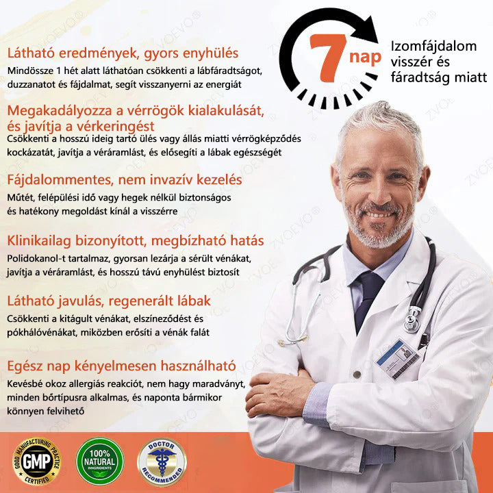 🔥 Zvoevo® Vein Ease mikro-tűs ápoló tapasz (pókgerincvénák, visszér, duzzanat, fáradt lábak kezelésére)