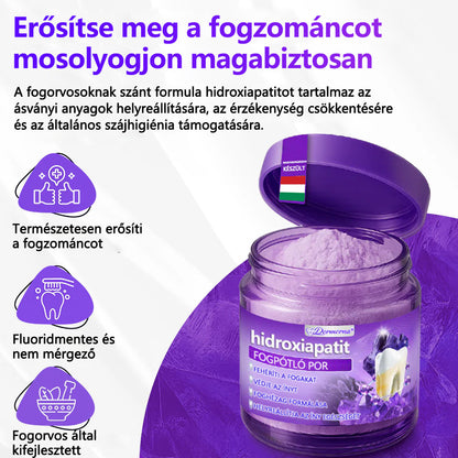 𝐷𝑜𝒓𝒎𝒐𝒓𝑛𝑎® Fogregeneráló és -javító por hidroxiapatittal 🦷 (hatékonyan javítja a fogszuvasodást, az ínyproblémákat, a fogak túlérzékenységét, a szájfekélyeket és a fogak sárgulását, átfogóan javítva a szájhigiéniát) 🍀