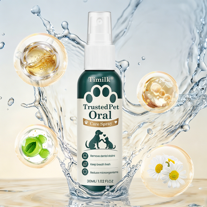 🐶🐱Pawnera™ szájápoló spray kutyáknak és macskáknak –🌿 fogmosás nélkül frissebb lehelet