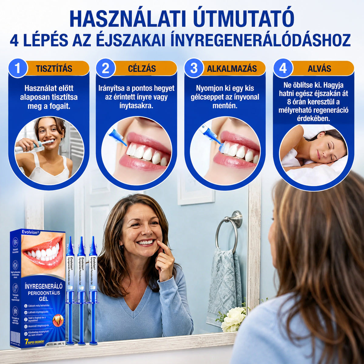 👨‍⚕️🦷✨Evolvion® GumRevive fogágyregeneráló gél