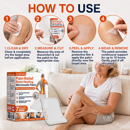 👨‍⚕️✅🇨🇦 Official Store:  CareBreeze® Pain-Relief Bone-Healing Microneedle Patch(🧑‍⚕️Reducing joint swelling, pain, stiffness, redness, warmth, soreness, and joint fatigue)