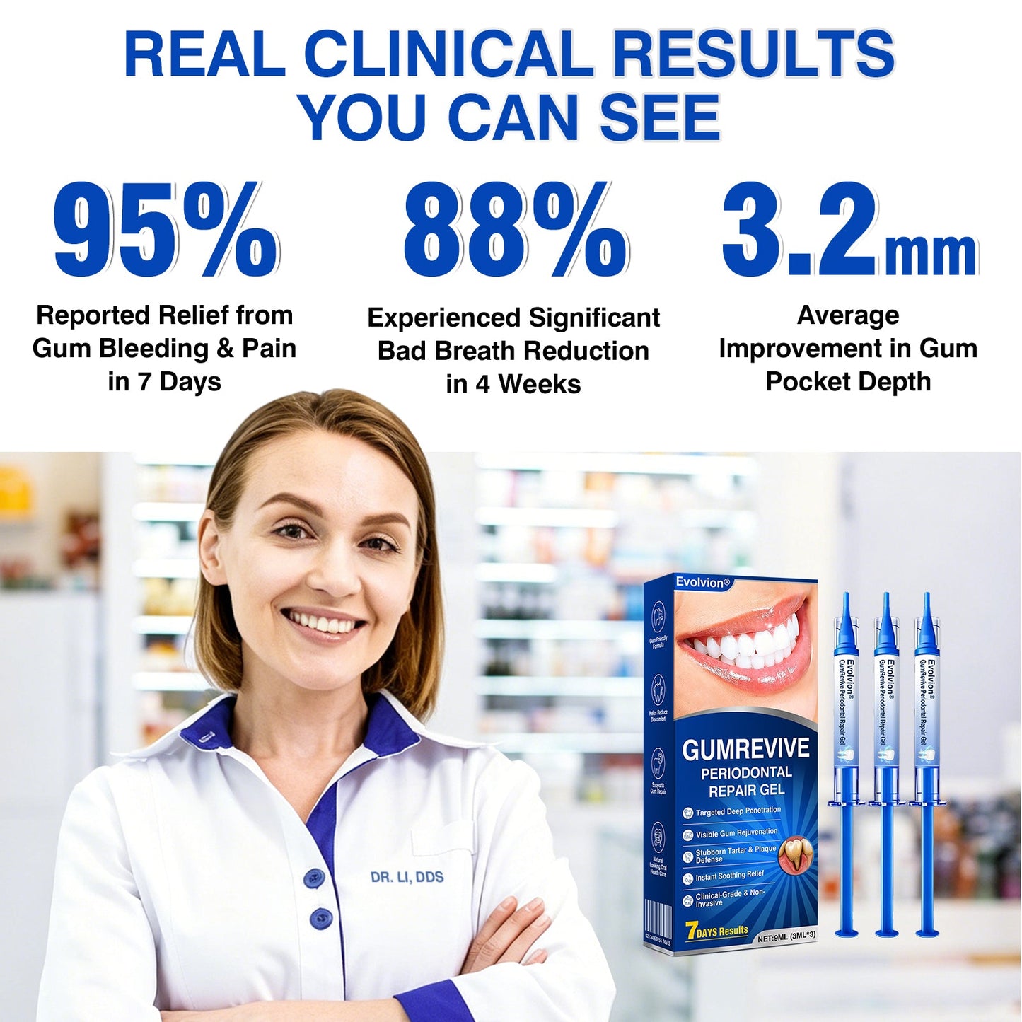 👨‍⚕️🦷✨Evolvion® GumRevive fogágyregeneráló gél