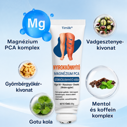 Hivatalos Bolt: Timilk® LymphoEase Magnézium-PCA Roll-On Nyugtató Krém 🔥 FDA-tanúsítvánnyal rendelkezik (Klinikailag igazolt hatékonyság nyiroködéma, lábdagadás és rossz keringés ellen 🩺)