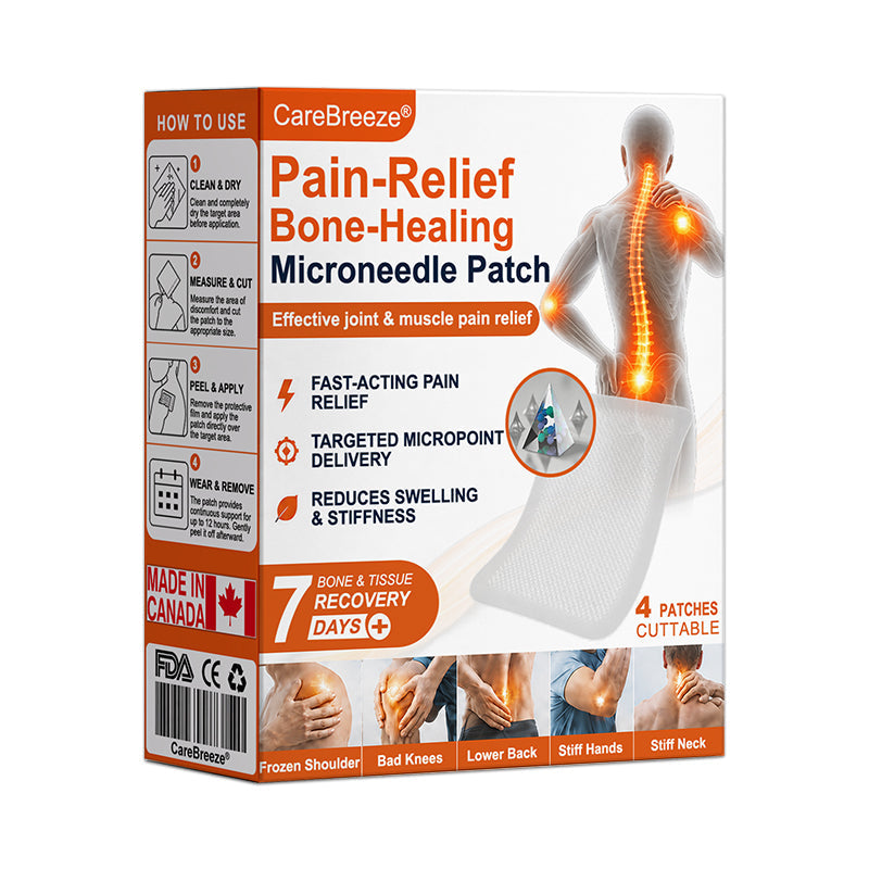 👨‍⚕️✅🇨🇦 Official Store:  CareBreeze® Pain-Relief Bone-Healing Microneedle Patch(🧑‍⚕️Reducing joint swelling, pain, stiffness, redness, warmth, soreness, and joint fatigue)