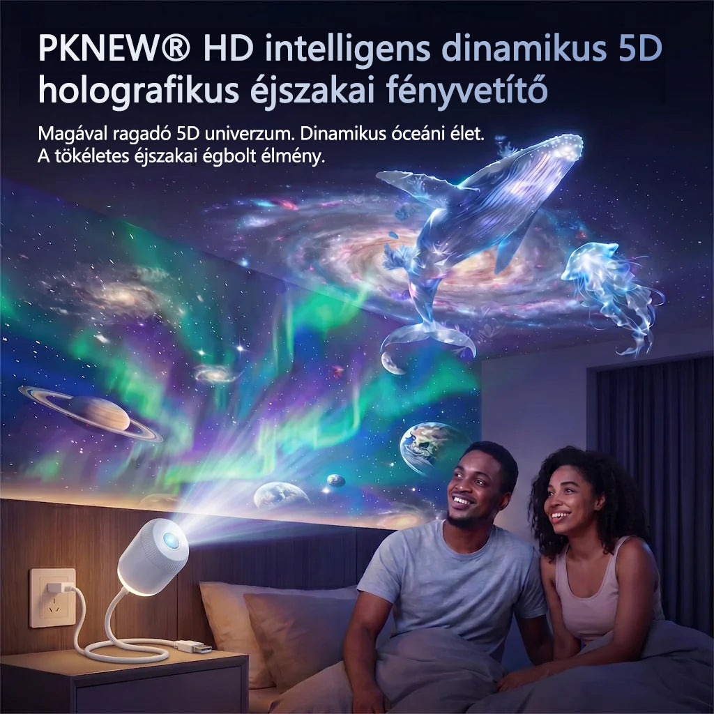 Hivatalos Bolt✨PKNEW®⭐ 360°-os galaxis és óceánhullám hangulatvetítő