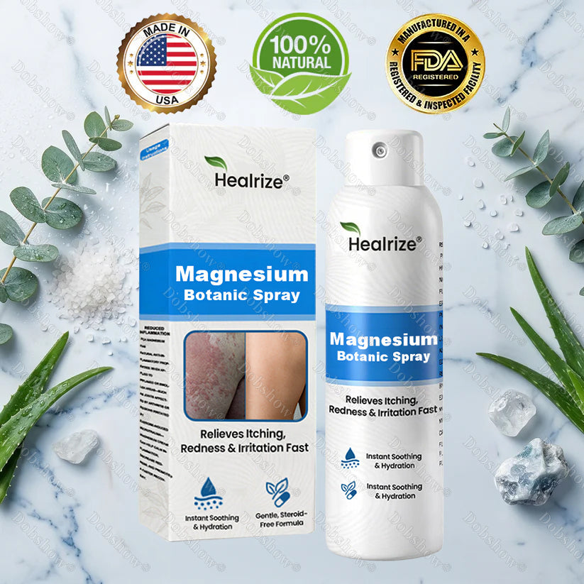 🔥Healrize® Magnesium Botanic Spray – Advanced Skin Recovery for Psoriasis & Eczema | Rapid Soothing, Steroid-Free