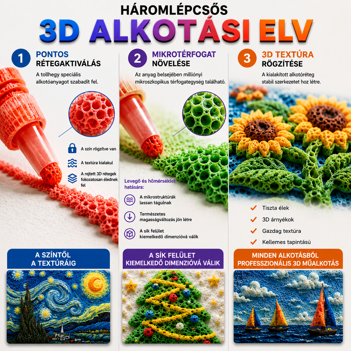 🎁𝐁i𝐥𝐥𝐡𝐨𝐥®🗽🖍️ Rendelj még ma, és spórolj 50%-ot丨𝐁i𝐥𝐥𝐡𝐨𝐥® 3D domborműves művészeti filctoll – Alakítsd a lapos rajzokat kézzel is tapintható 3D műalkotásokká