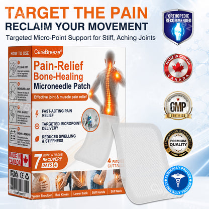 👨‍⚕️✅🇨🇦 Official Store:  CareBreeze® Pain-Relief Bone-Healing Microneedle Patch(🧑‍⚕️Reducing joint swelling, pain, stiffness, redness, warmth, soreness, and joint fatigue)