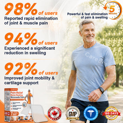 👨‍⚕️✅🇨🇦 Official Store:  CareBreeze® Pain-Relief Bone-Healing Microneedle Patch(🧑‍⚕️Reducing joint swelling, pain, stiffness, redness, warmth, soreness, and joint fatigue)