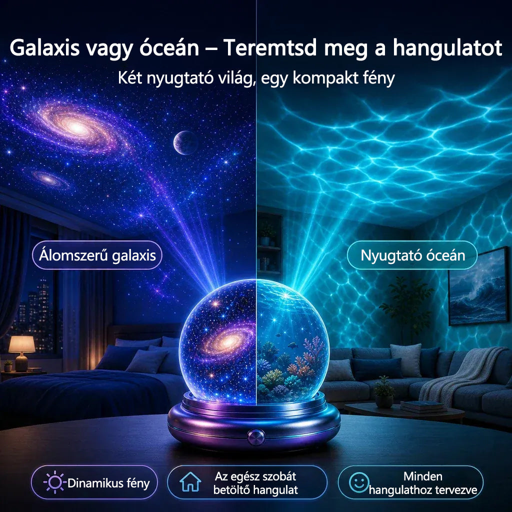 🔮⚡ NEXT-GEN ⚡ TOPACME 2026 DESIGN PICK – HD dinamikus 5D okos projektor ✦ éjszakai fény ✦ több világ hatás