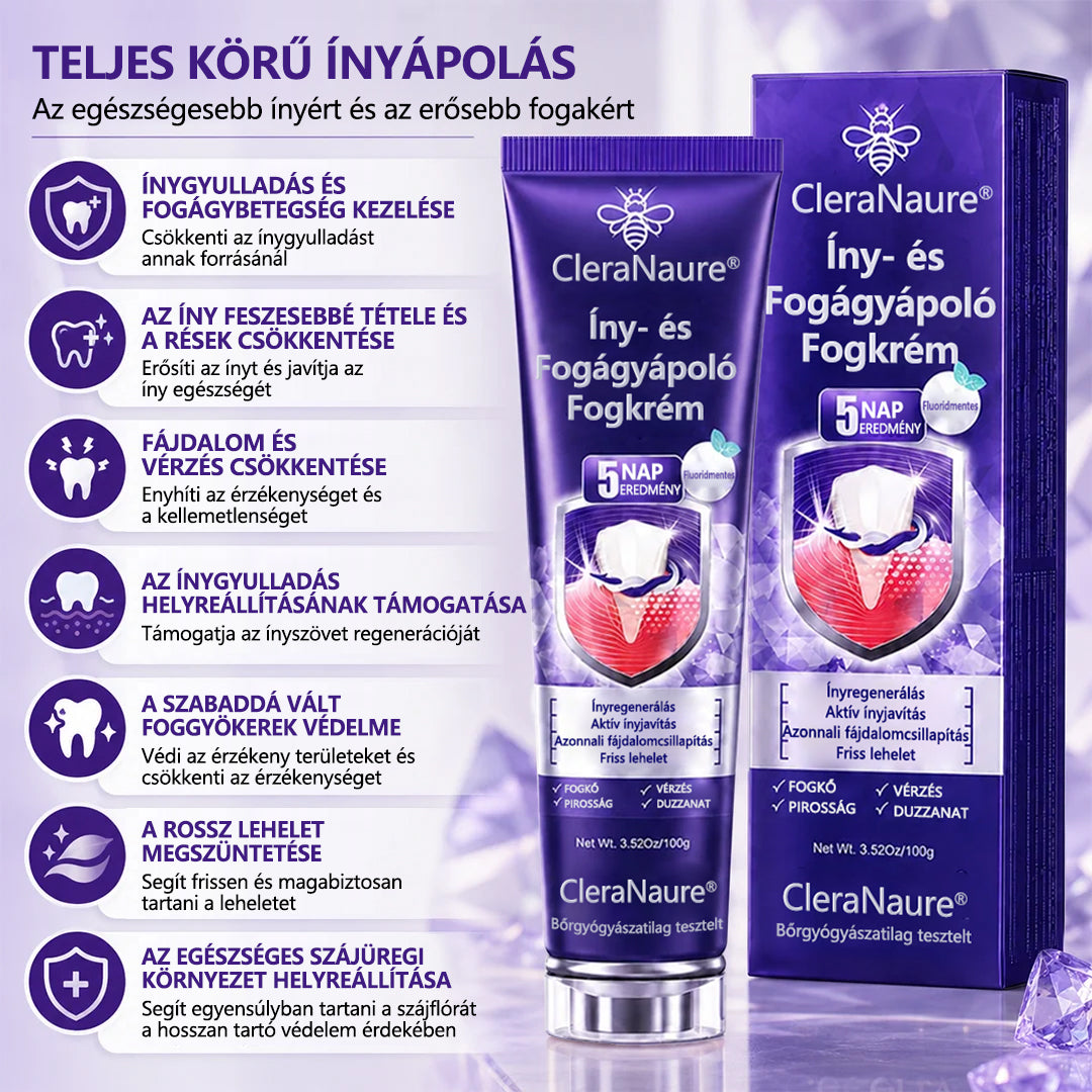 CleraNaure® Ínygyulladás és Fogágyproblémák Kezelésére Szolgáló Fogkrém👑