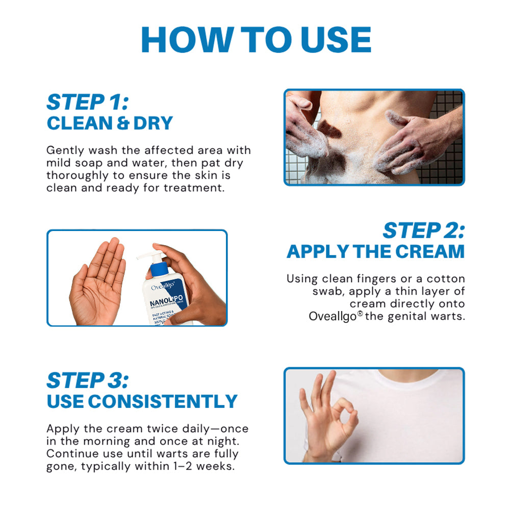 Oveallgo® NanoLipo HPV Genital Warts Eraser Cream Plus+