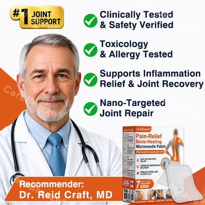 👨‍⚕️✅🇨🇦 Official Store:  CareBreeze® Pain-Relief Bone-Healing Microneedle Patch(🧑‍⚕️Reducing joint swelling, pain, stiffness, redness, warmth, soreness, and joint fatigue)