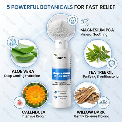 🔥Healrize® Magnesium Botanic Spray – Advanced Skin Recovery for Psoriasis & Eczema | Rapid Soothing, Steroid-Free