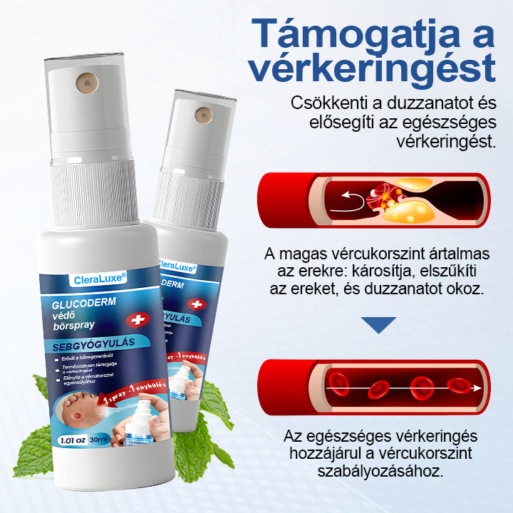 CleraLuxe® GlucoDerm lábvédő spray🌈🌈