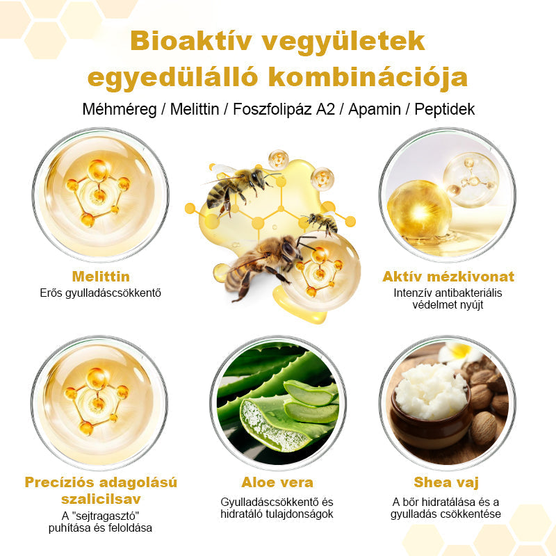 🐝 Auralithe® PsoriaSoothe – Szteroidmentes méhméreges krém viszkető, hámló és érzékeny bőrre ⭐⭐