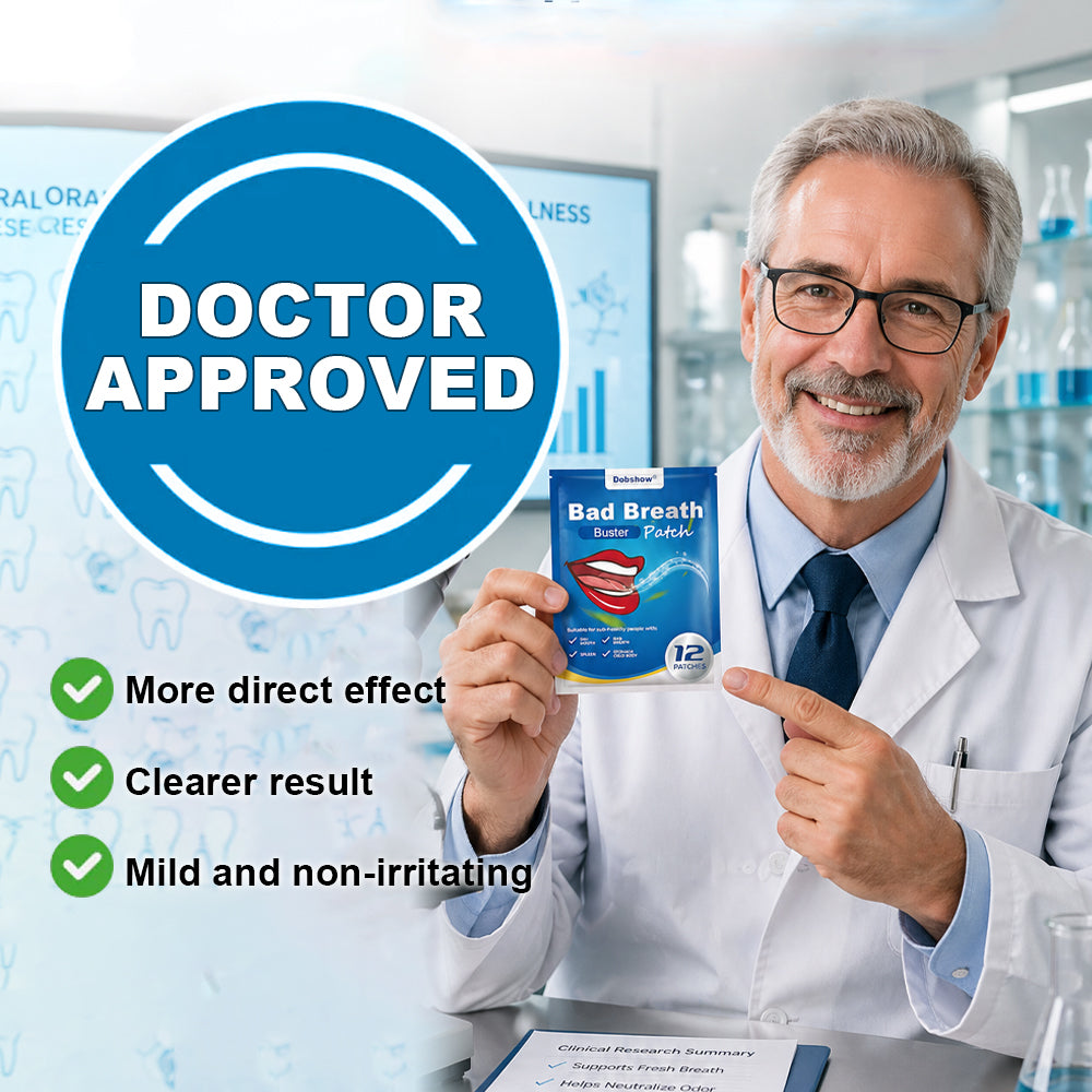 🎉🔥Best Seller🔥Dobshow® Bad Breath Buster Patch-Regulates intestinal flora and eliminates oral odor🎉Special limited-time discount