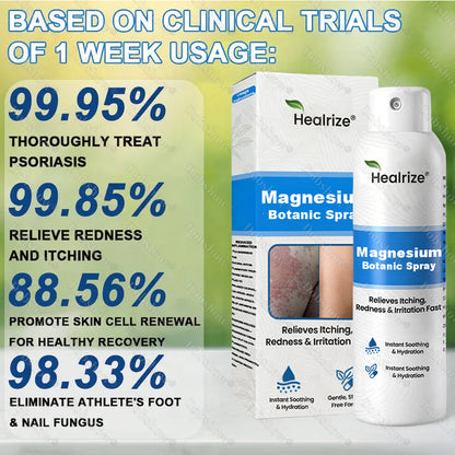🔥Healrize® Magnesium Botanic Spray – Advanced Skin Recovery for Psoriasis & Eczema | Rapid Soothing, Steroid-Free