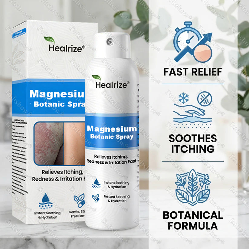🔥Healrize® Magnesium Botanic Spray – Advanced Skin Recovery for Psoriasis & Eczema | Rapid Soothing, Steroid-Free