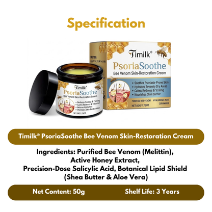 Timilk® PsoriaSoothe Bee Venom Skin-Restoration Cream