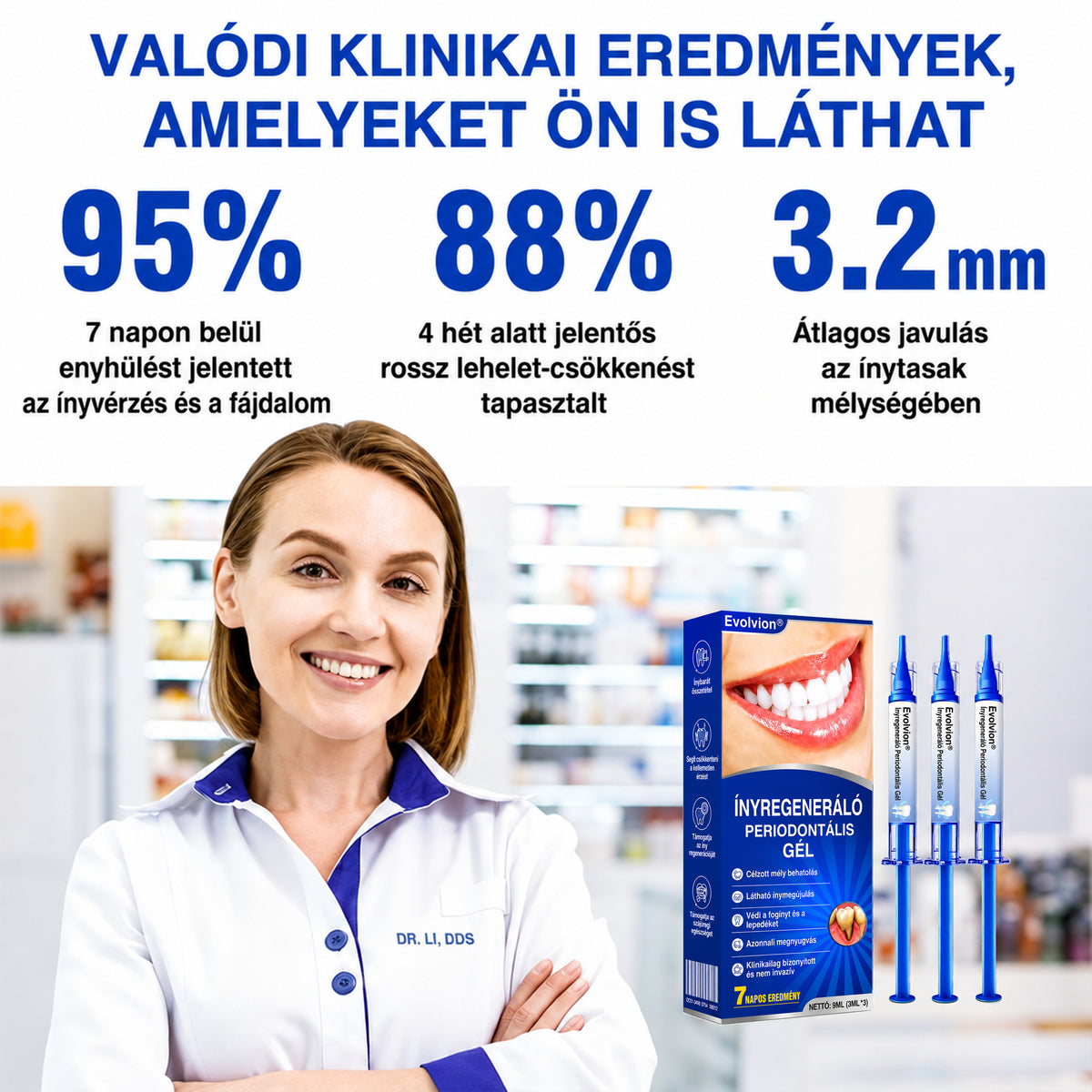 👨‍⚕️🦷✨Evolvion® GumRevive fogágyregeneráló gél