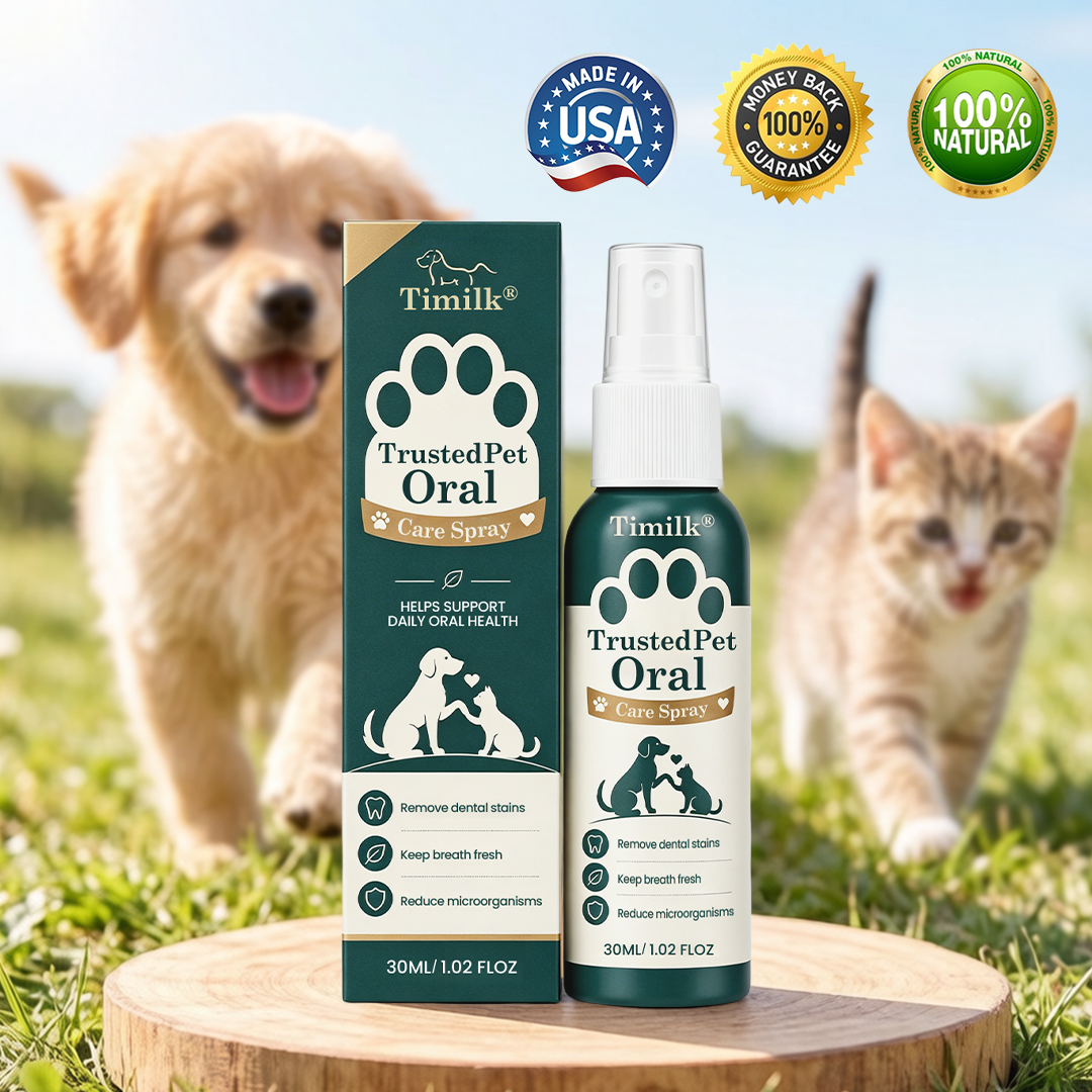 🐶🐱Pawnera™ szájápoló spray kutyáknak és macskáknak –🌿 fogmosás nélkül frissebb lehelet