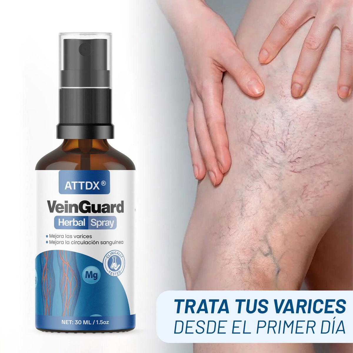 VEINGUARD Herbal Spray 2x1! | Desinflama y Mejora la Circulación.
