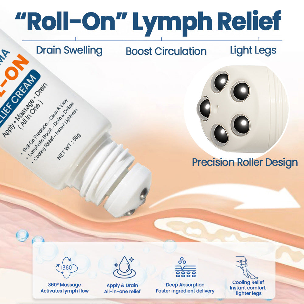 ⚡KUBOZN® Roll-On Cream for Lymphatic Drainage & Swelling Relief