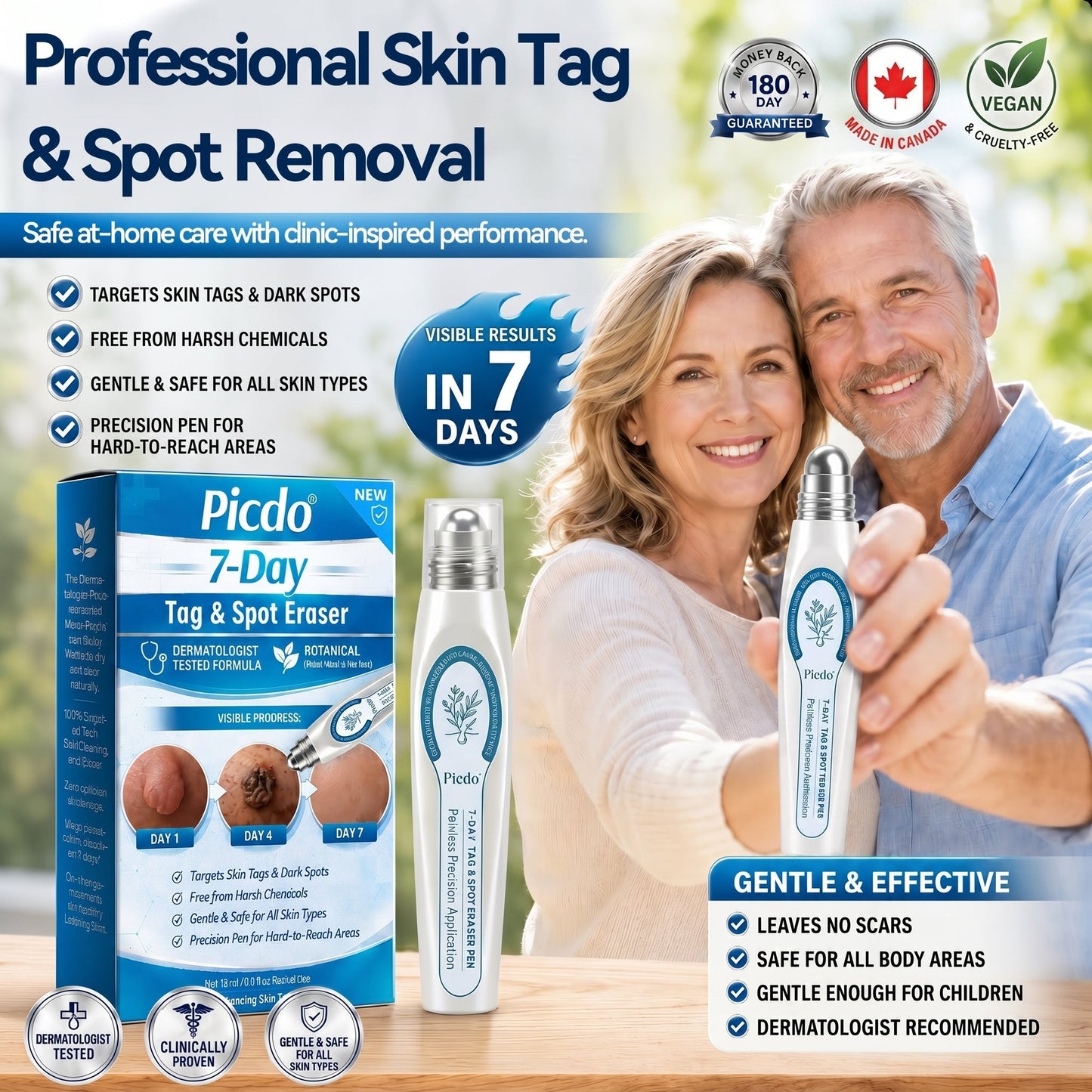 𝐏i𝐜𝐝o® 7-𝐷𝑎𝑦 𝗧𝐚𝐠 & 𝗦𝗽𝐨𝐭 𝐄𝐫𝒂𝒔𝒆𝒓✅💎(Zero Pain, Zero 𝐒𝐜𝐚𝒓𝒔 Rollerball)